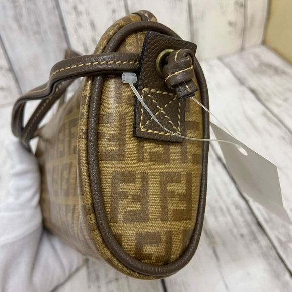 Rare Authentic FENDI Zucchino Vintage Mini Sling/Crossbody Bag - Picture 13 of 16